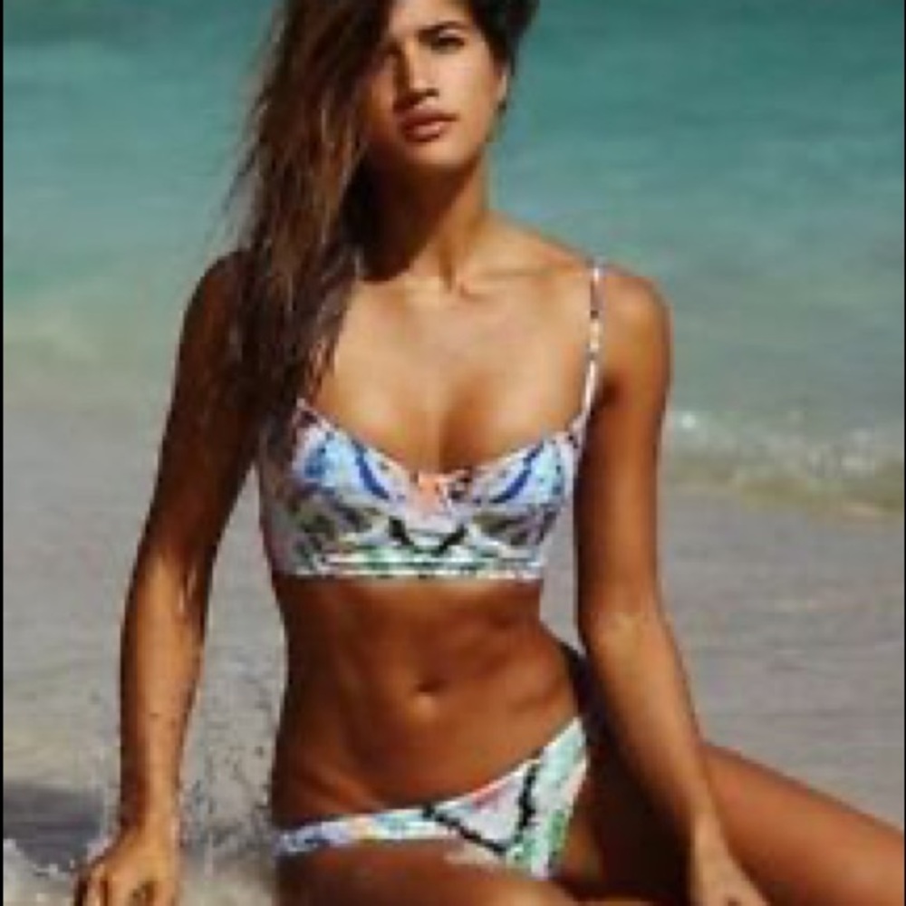 Mara Hoffman Rainbow Cami Underwire Top & Bottom